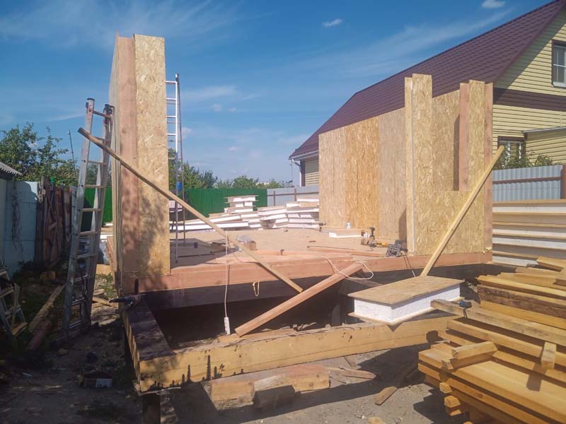 Строительство дома из СИП-панелей в Алексеевке